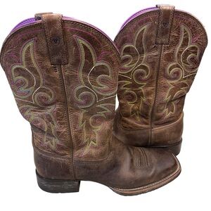 ARIAT Women’s Hybrid Rancher Distressed Brown Western Boots Size 9.5 B
10018527